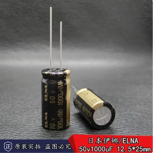 30pcs/lot Original Japanese ELNA RA3 50v 1000uF 12.5x25mm audio electrolytic capacitor free shipping