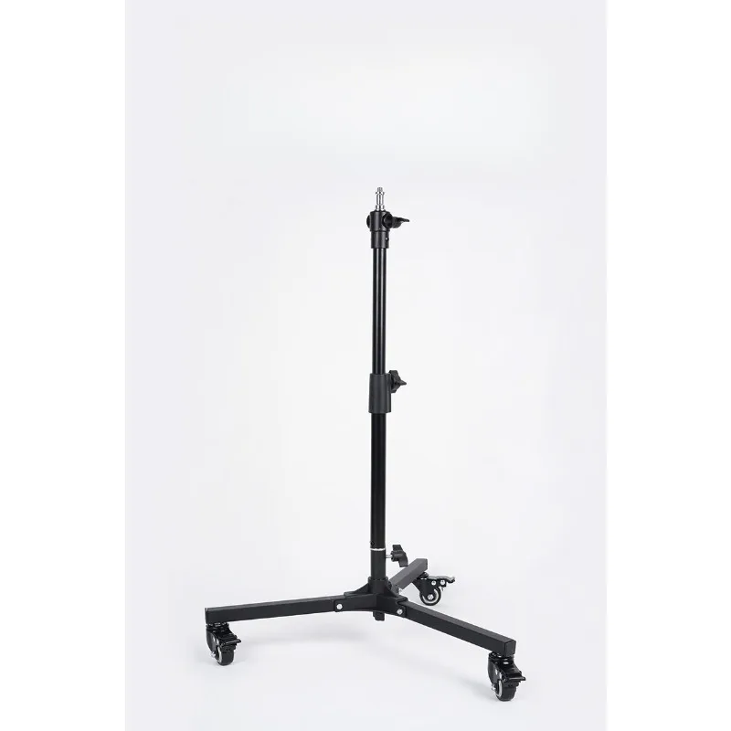 Heavy-duty floor light stand with pulley, suitable for studio live stream