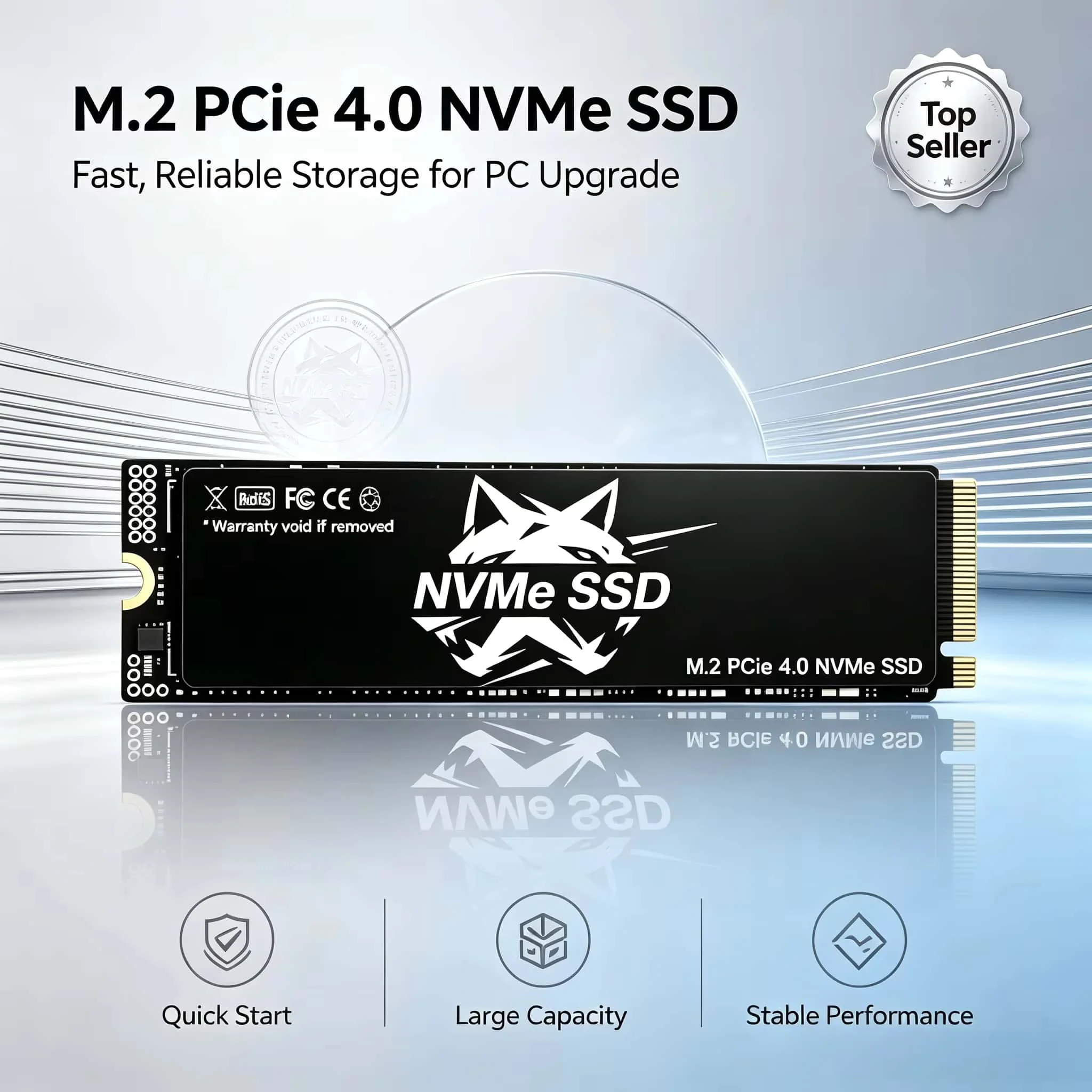 New High Speed HS High Speed M2 NVMe PCIe Gen4 SSD 500GB 1TB 2TB 4TB Internal Solid State Drive for Gaming Office PC Laptops New