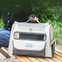 Bolsa de Transporte para Gatos y Perros Portatil de Gran Capacidad