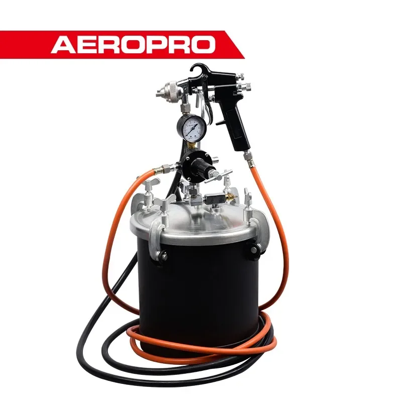  A8312 Automatic Smart Spray Paint Pneumatic Pressure Pot Tank with Air Powered Mixing Agitator Tank