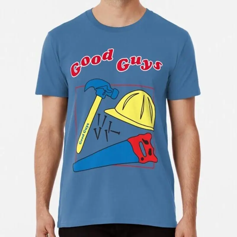 

Good Guys Child's Play Chucky Killer Doll Construction S 5XL Made in USA T Shirt