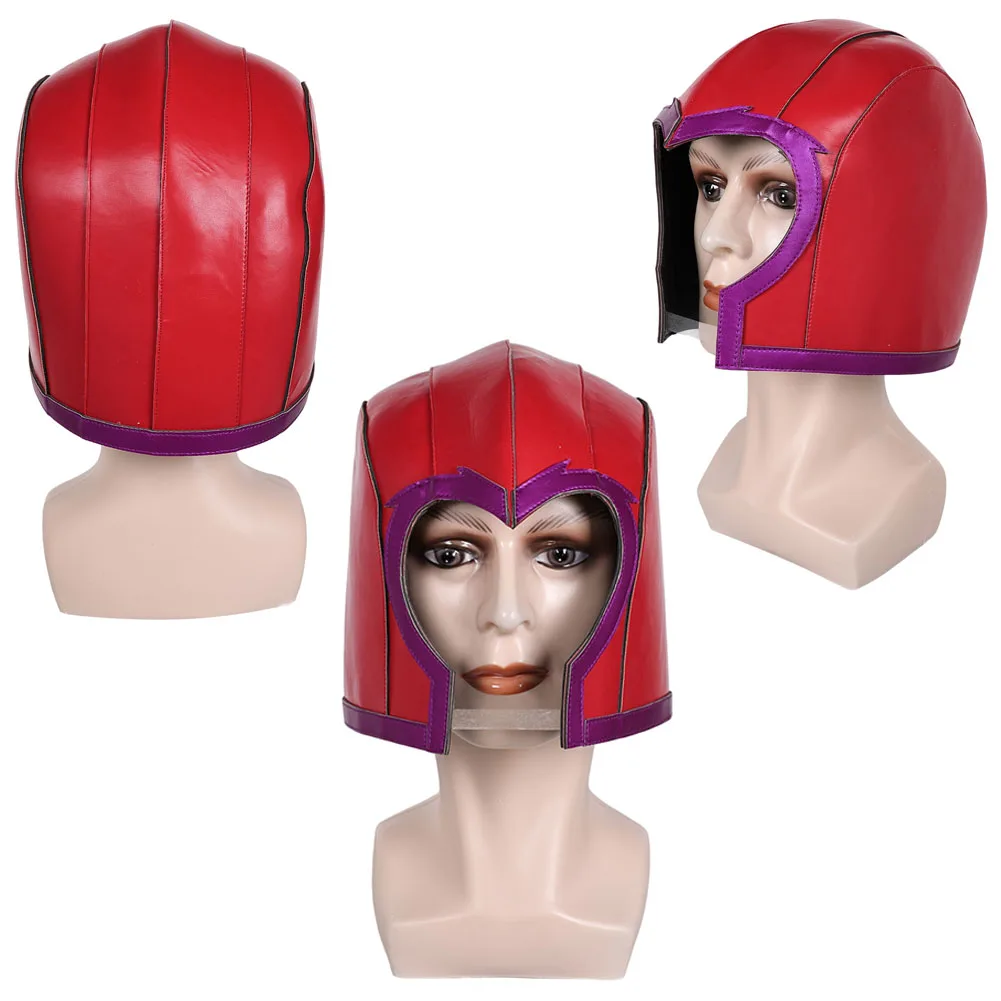 Máscara Magneto de fantasía para adultos, máscara de látex para Cosplay, casco de Mascarada para hombres, disfraces de fiesta de Carnaval de Halloween, accesorios