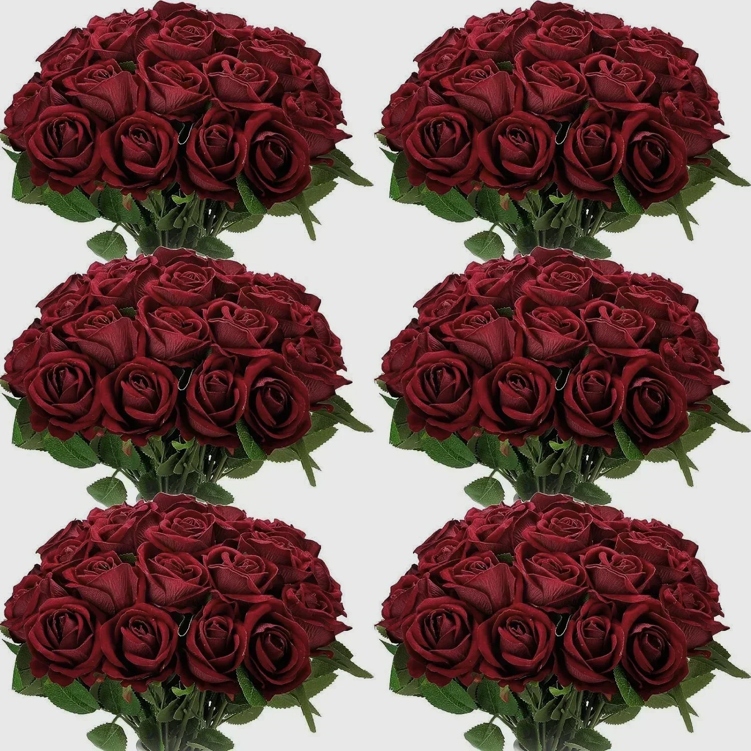 100 stuks kunstmatige rozen bloemen nep zijden rozen boeket voor tafel middelpunt vazen bruiloft feest decor