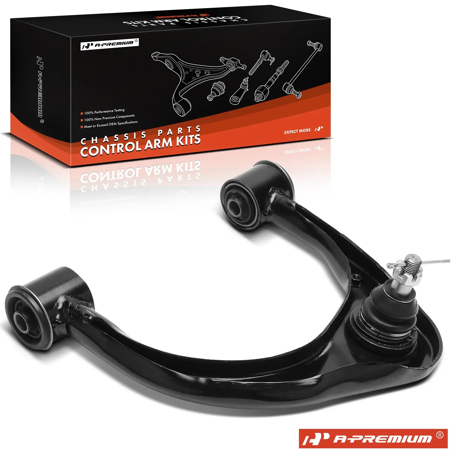 A-Premium Front Right Upper Control Arm & Ball Joint Assembly for Toyota 4Runner 2003-2023 Lexus GX460 2010-2023 GX470 2003-2009