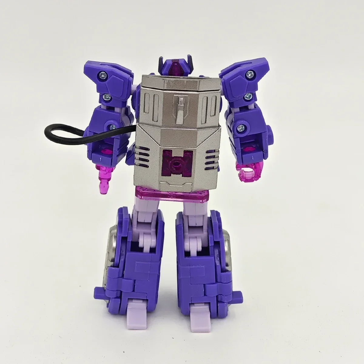 Em estoque transformando brinquedos pockettoys pt03 shockwave g1 versão animada pequena escala robô modelo figuras de ação coleção presente