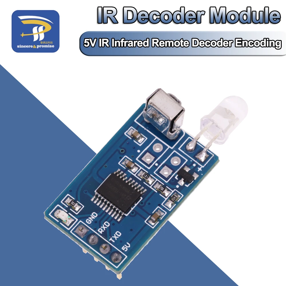 5V IR Infrared Remote Decoder Encoding Transmitter&Receiver Wireless Module For Arduino