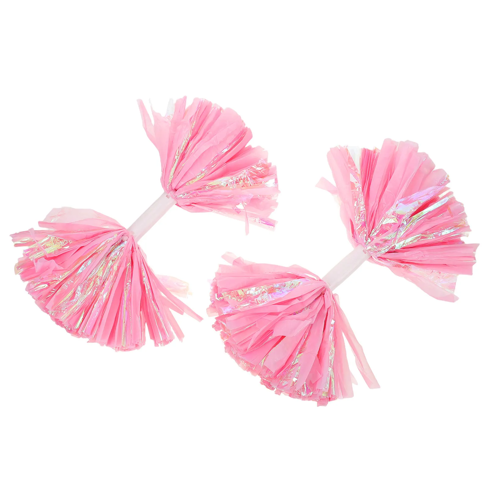 

2 шт. легких помпонов для черлидинга с ручкой-цветком, удобные в использовании, аксессуары для школьных спортивных команд и соревнований