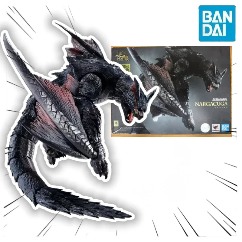 

【In Stock】Bandai SHMonsterArts SHM Monster Hunter Velociraptor Monster Action Figure Anime Model Toy Collection Gift Ornament