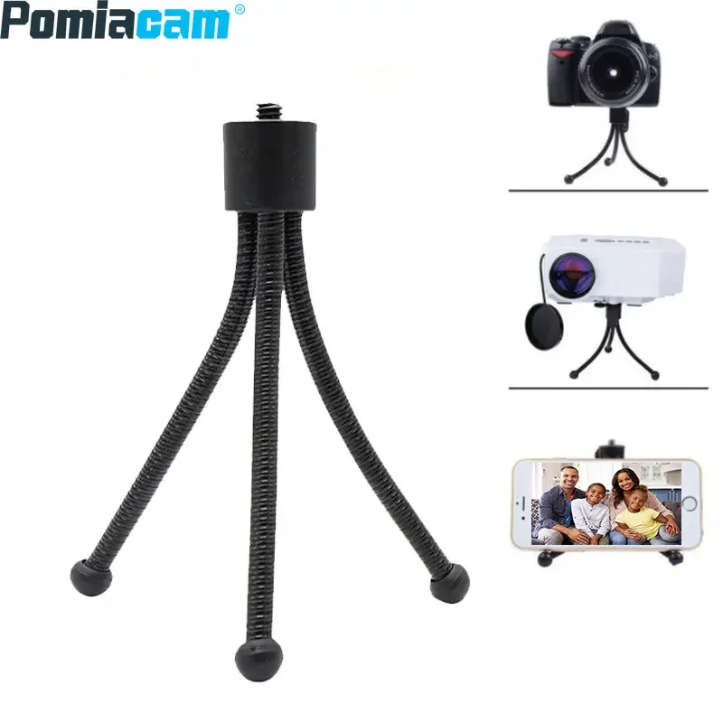 Tripod for Phone Flexible Tripod Mobile Phone Holder Hose Tripod Stand Bracket For Camera Portable Desktop Spring