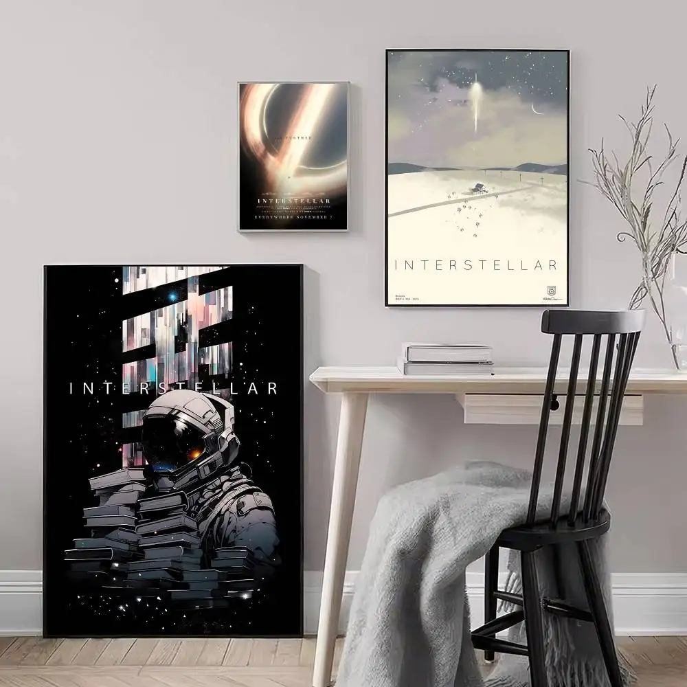 بين النجوم الكلاسيكية الخيال العلمي فيلم DIY لزجة ملصق مقاوم للماء ورقة ملصق مقهى بار ديكور المنزل #3