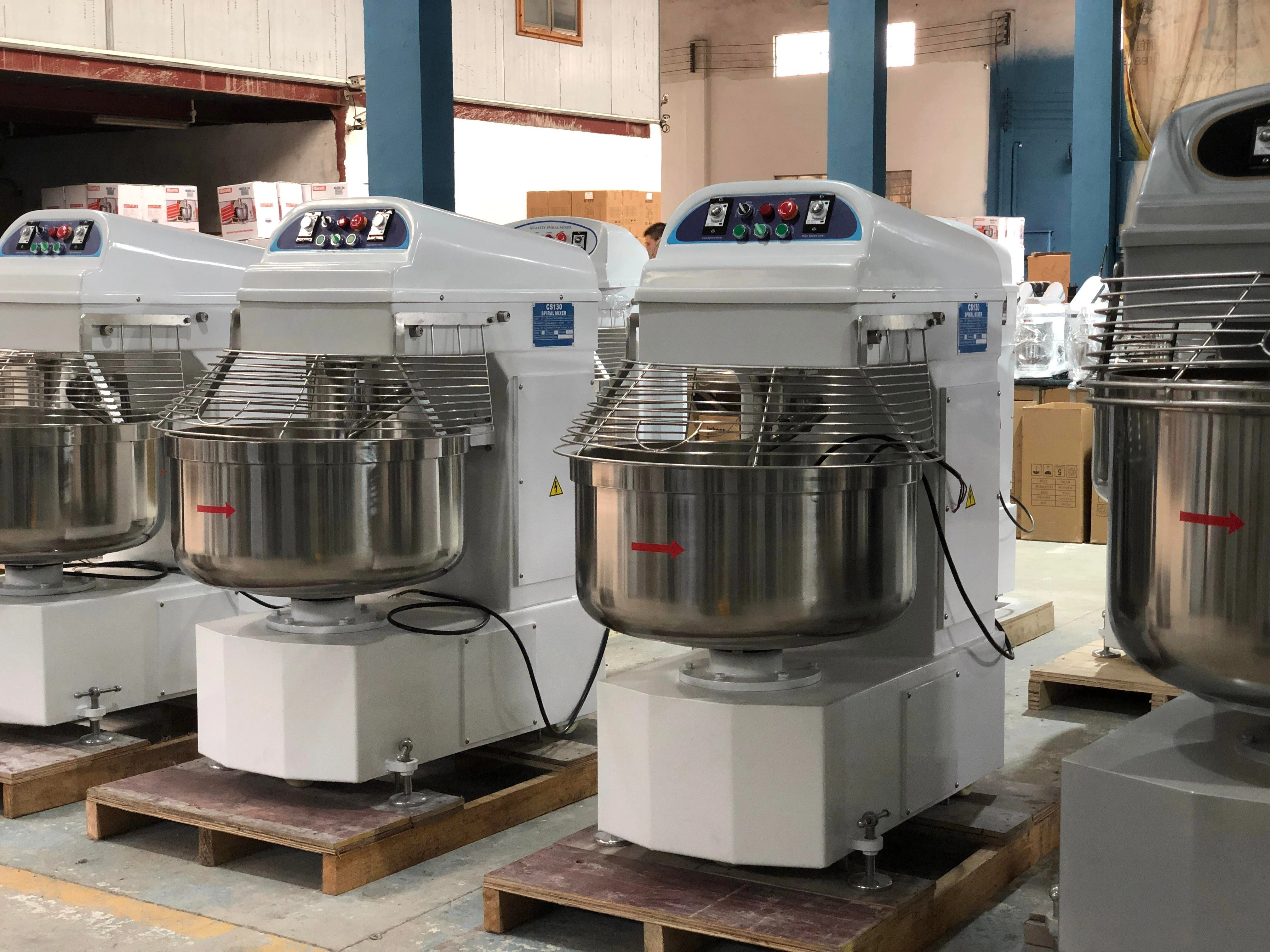 

50 kg electric kneading dough mixing spiral mixer noodle dough mixeread Spiral Mixer