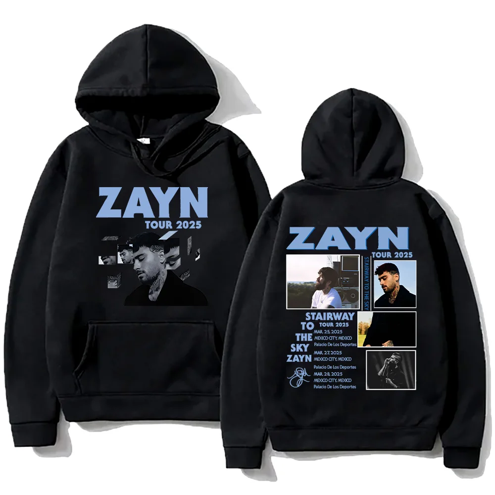 Zayn Malik 2025 Pullovers Startway To The Sky Zayn Hoodie Oversized Fall New Clothes Women Men High Street Sweatshirt Fans Hoody