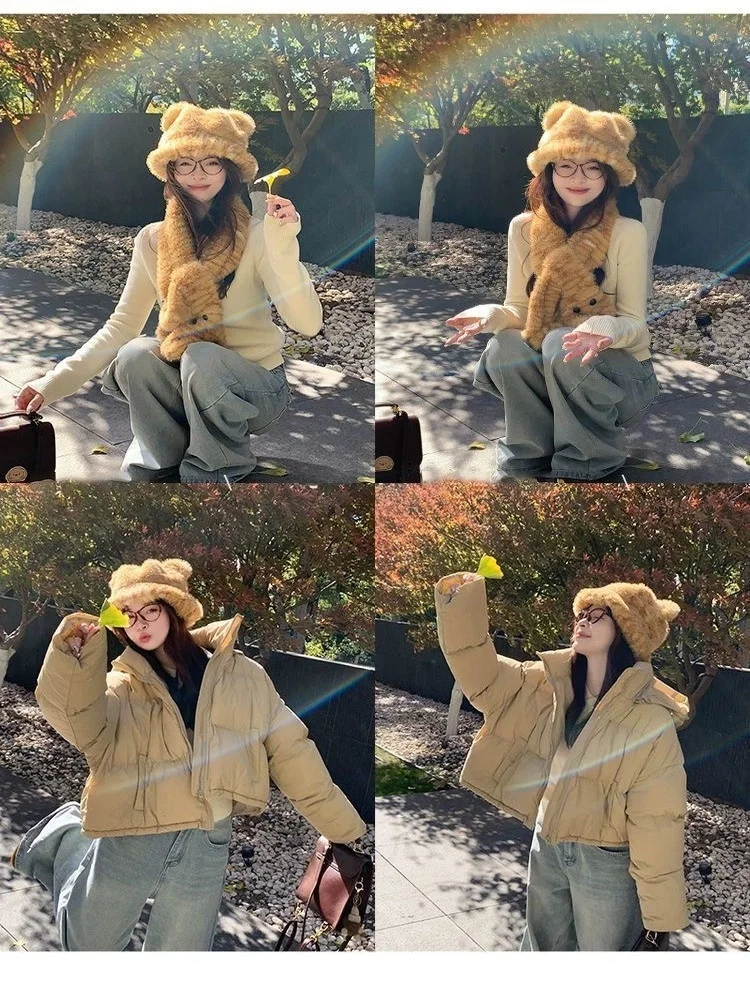 Damen-Strickoberteil mit Fce-Futter, rund, Slim-Fit, Basis, Irt, Weiß, Herbst-Winter-Innenbekleidung, bequemes, dehnbares Oberteil