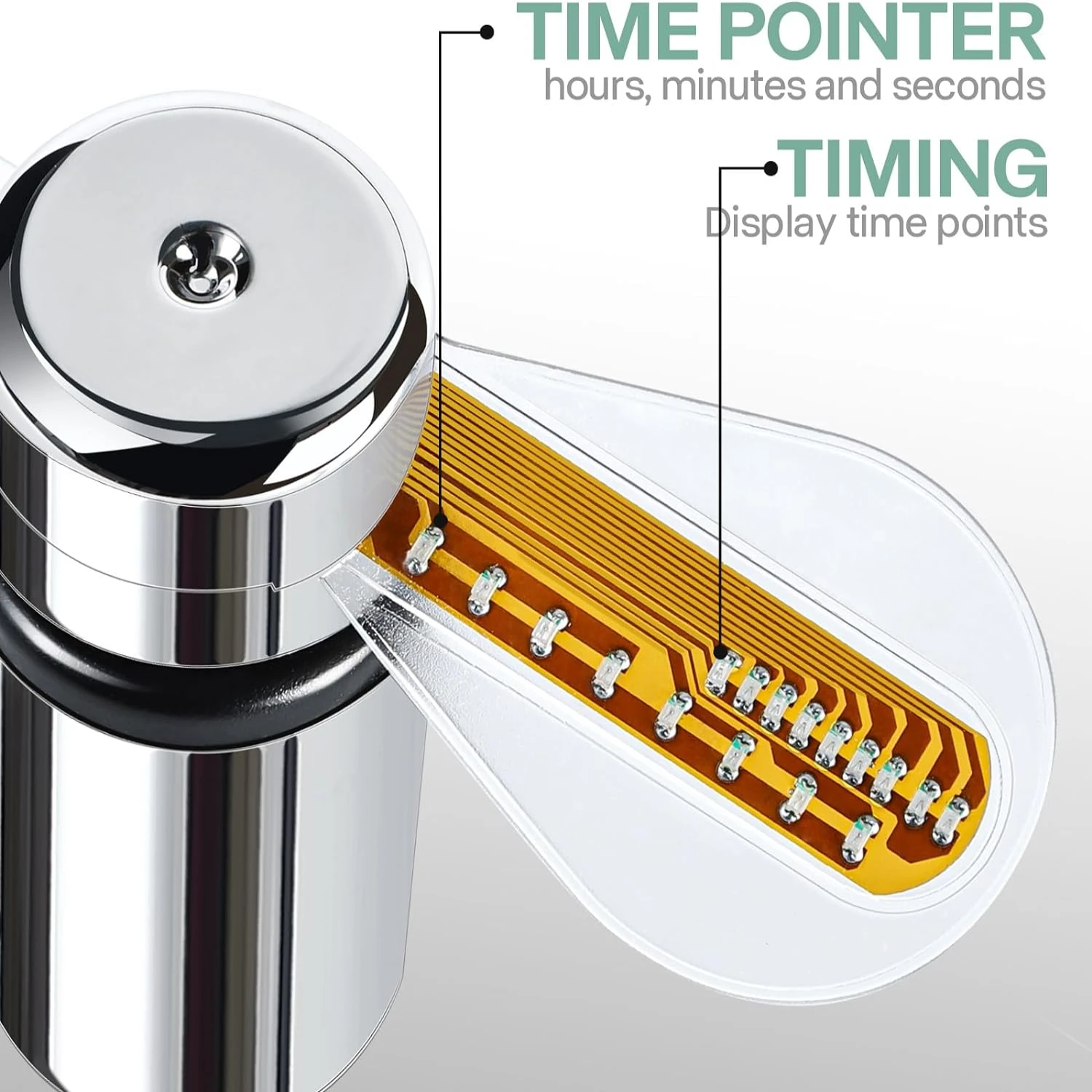 พัดลมนาฬิกา LED USB พร้อมจอแสดงผลแบบเรียลไทม์, ถุงน่องสุดเท่สําหรับคริสต์มาส, อุปกรณ์ไฮเทคสําหรับผู้ชาย, รวมรับประกัน 1 ปี