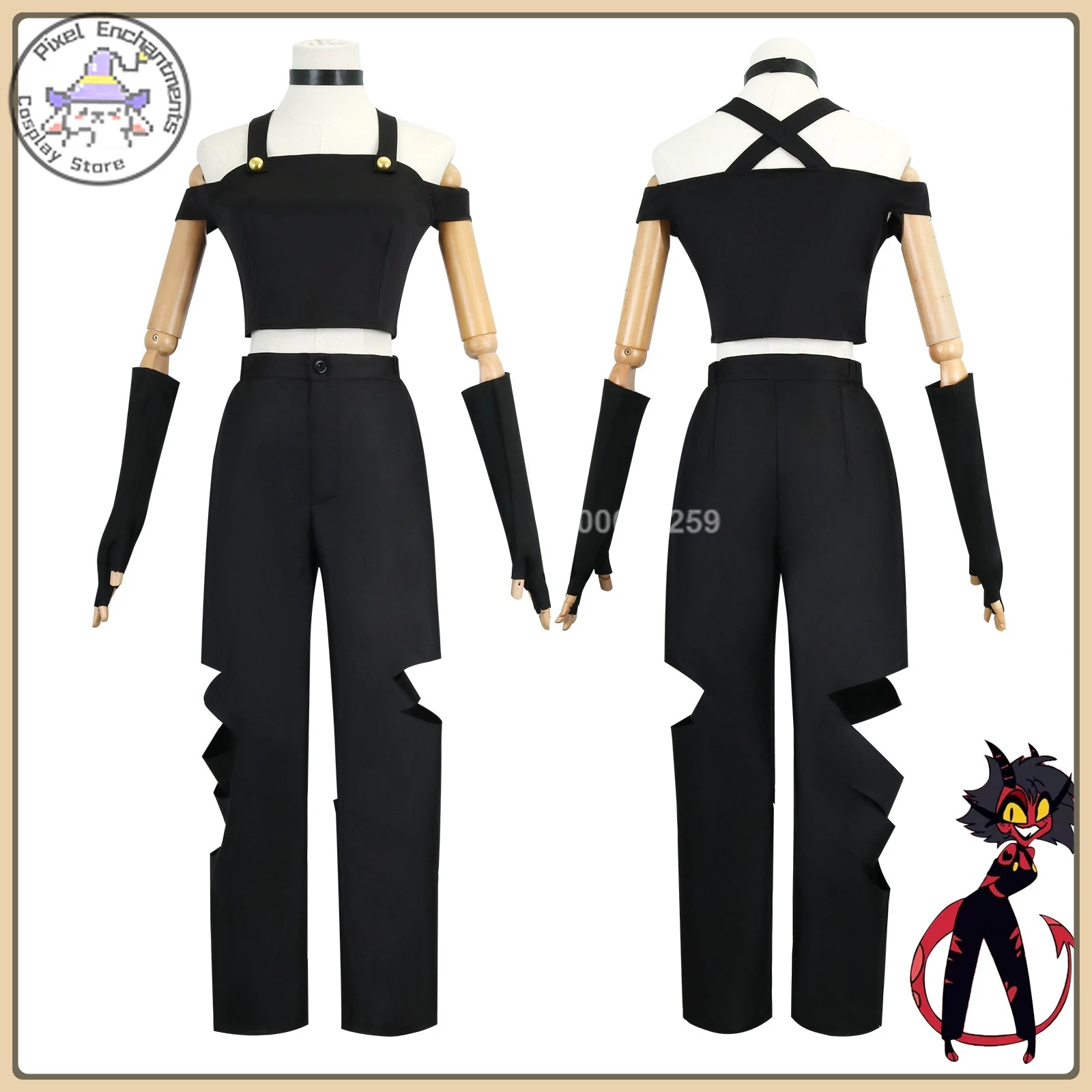 

Hot Millie Role Playing Costume (Classic Style) Black Formal Uniform Belt Full Set High Quality Cosplay Costume (Male/Female )