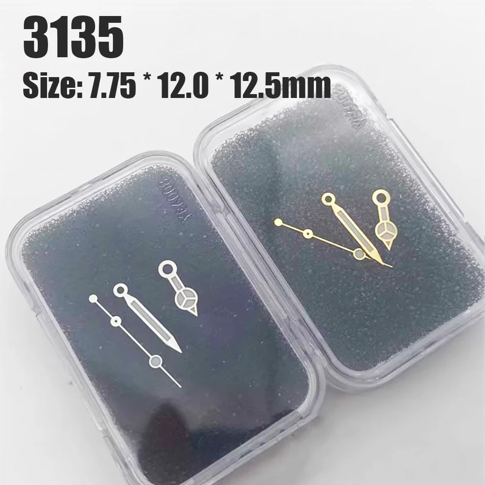 

Watch Accessories Pointer Suitable for 3135 Movement Hour Minute Second Three 116655 Luminous Hands 7.75 * 12.0 * 12.5mm