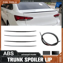 Car Rear Roof Rear Wing Universal Spoiler Bumper Strip Wheel Eyebrow Lip Trim Sticker Multi-purpose For Nissan For Tesla For BMW