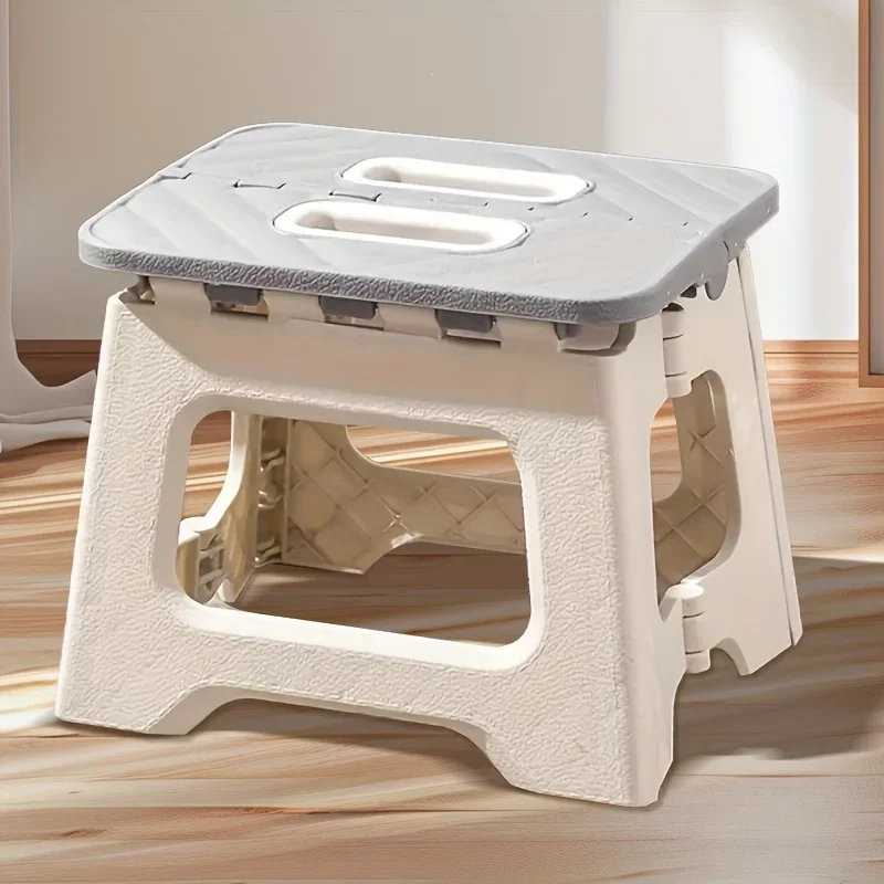 Folding Stool Household Lightweight Leisure Fishing Stool Children Utility Small Bench Outdoors Portable Non-Slip Plastic Chair image 5