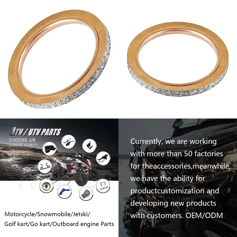 

i Exhaust Pipe Gasket Ring for AYMAHA ATV Motorcycle Watercraft Snowmobile Parts OEM 3EG-14613-00-00 4X7-14613-00-00