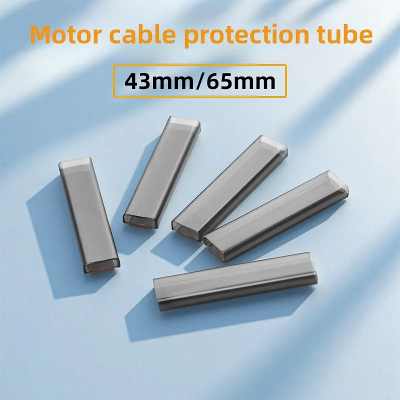 Arm Cable Fixed/motor Cable Protection Pipe, Hub PVC Flat Pipe, Transparent Black, Hub Pipe