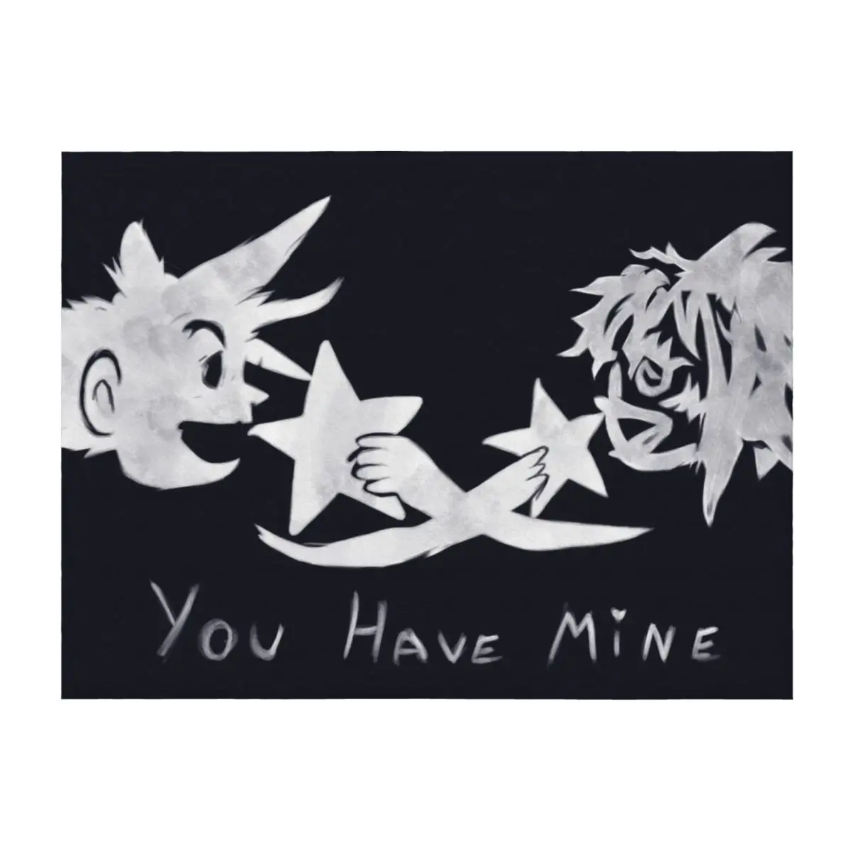 

Sora and Kairi - "You Have Mine" Throw Blanket Fashion Sofas Decorative Throw For Decorative Sofa Luxury Blankets
