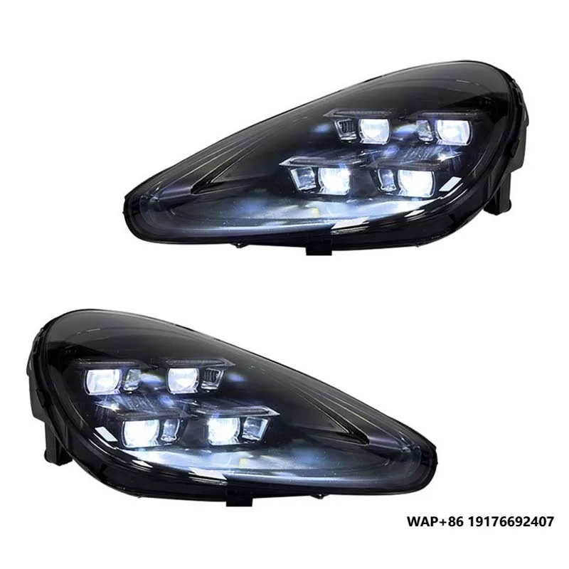 

Pair 2024 LED Matrix Headlights Assembly for'Porsche Cayenne 958 2011-2017 958.1 958.2 Upgrade Front Head Lights Car Lamp