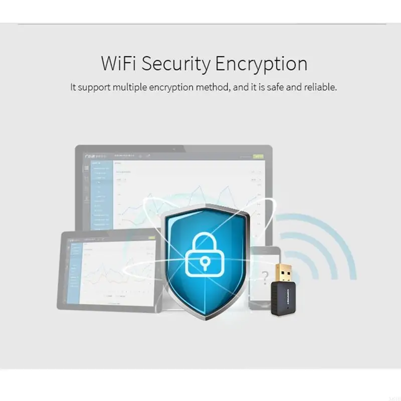 N84B USB WiFi Адаптер для ПК 802.11AX 600 Мбит / с USB2.0 Сетевой карты Двухполосная частота беспроводная сетевая карта Wifi