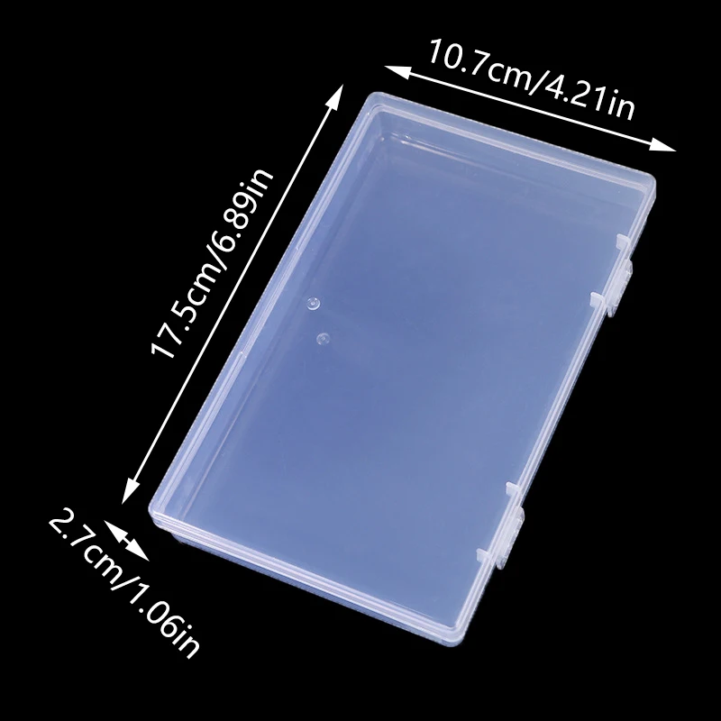 1PC False Eyelashes Dustproof Storage Box Snap Design High-capacityTravel Empty Lashes HolderCase Lash Storage Display Organizer