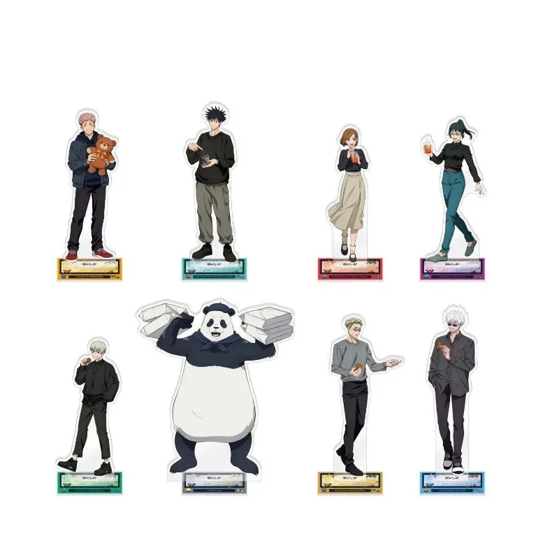 

Jujutsu Kaisen Acrylic Stand Figure Nanami Kento Gojo Satoru Anime Peripheral Cute Cartoon Bedroom Restaurant Desktop Ornament