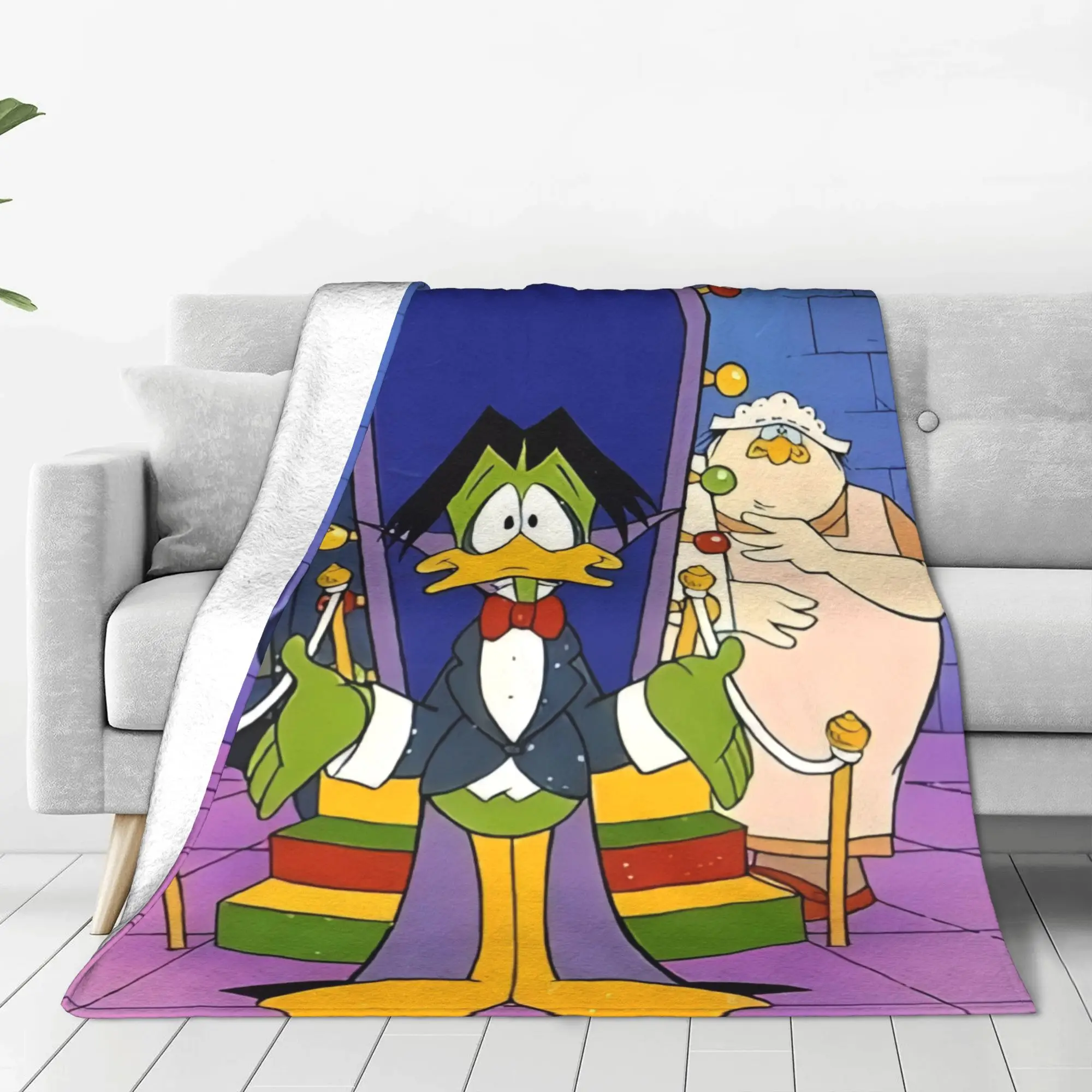Count Duckula Count Duckula Blanket Autumn/Winter Breathable Thin Throw Blankets For Bedding  Plush Thin Quilt