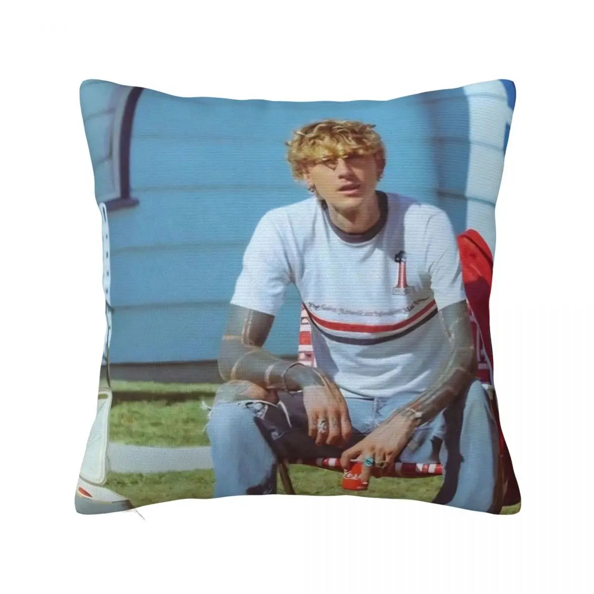 MGK Lost Americana Tour 2025-2026 Pillowcase Merch Soft Cushion Cover Decoration Pillow Case Cover Living Room Multi Size