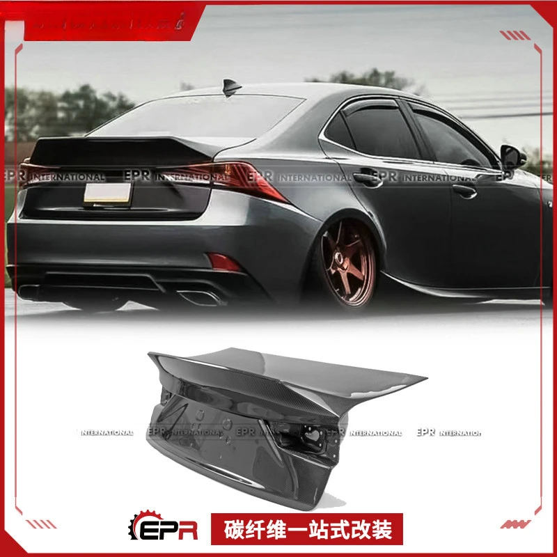 

For Lexus IS250/IS300h/IS350 (2013-2017) Carbon Fiber Integrated Ducktail Rear Cover