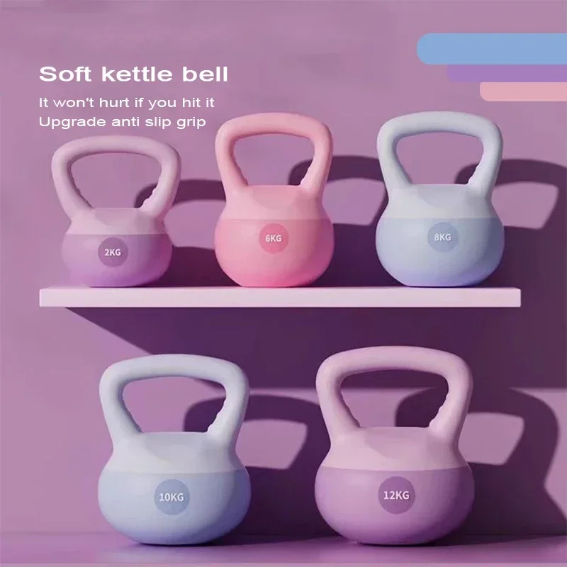 New 1pc Kettlebell Women\'s Fitness Home Use Men\'s Dumbbell Hip Training Artifact Professional Kettle Lifting Dumbbell Equipment