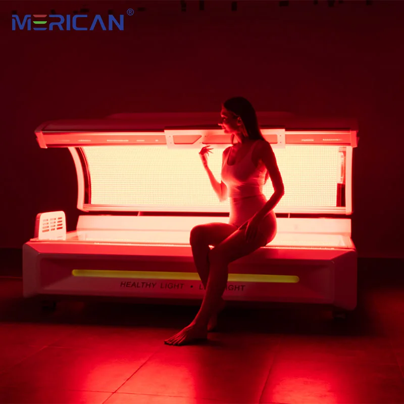 Merican Full Body Infrared Therapy Bed 660nm 850nm LED Lights Home Wellness Device Factory Direct Sale