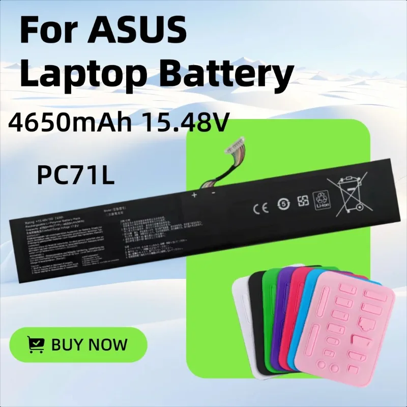 

4650 мАч 15,48 В 74 Втч PC71L для игровой портативной серии ASUS RC71L с аккумулятором для ноутбука