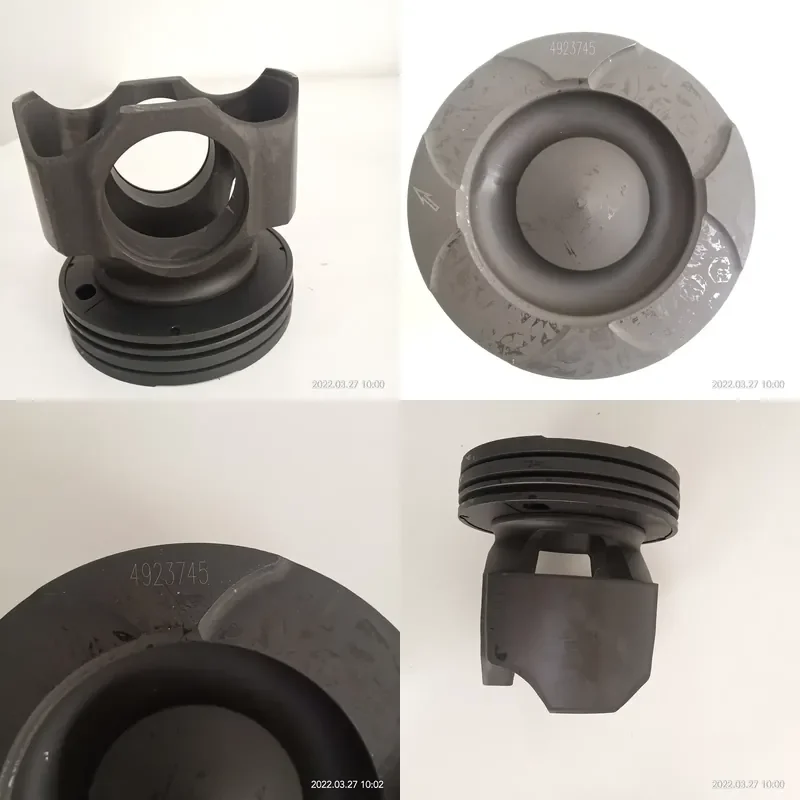 Mining Machinery diesel Engine Spare Parts Steel Piston QSX15 ISX15 Piston 4923745