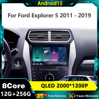 Android 15 For Ford Explorer 5 2011 - 2019 carplay For Multimedia Player Navigation GPS Wifi Stereo Android Auto  Video No 2din