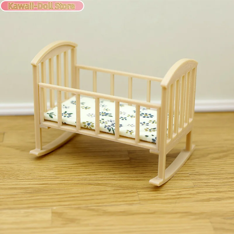 1/12 кукольный домик, мини-колыбель, детская кровать, модель-качалка, кукольный домик, имитация мебели, украшение, аксессуары для кукольного дома, игровая игрушка