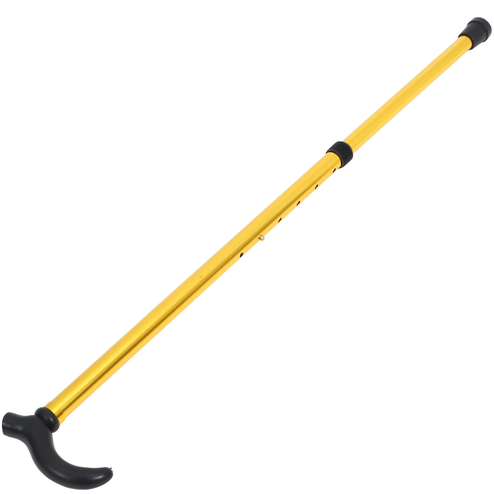 Telescopic Adjustable Walking Stick Lightweight Collapsible Aluminum Alloy Nonslip Grip for Seniors Hiking Travel Stability