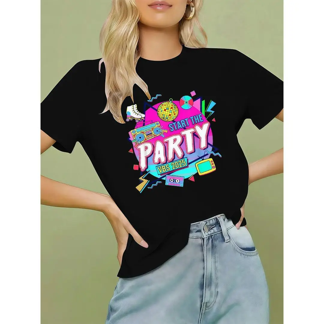

100% Cotton Retro Show Me The Path Christian VBS Crew Party VBS 2025 T-Shirt