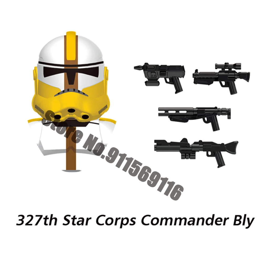 G0122 Clone Troopers Bouwstenen Commandant Cody Rex Hengsthowzer Ravage Jesse De Slechte Batch Bakstenen Elite Team Troopers Speelgoed