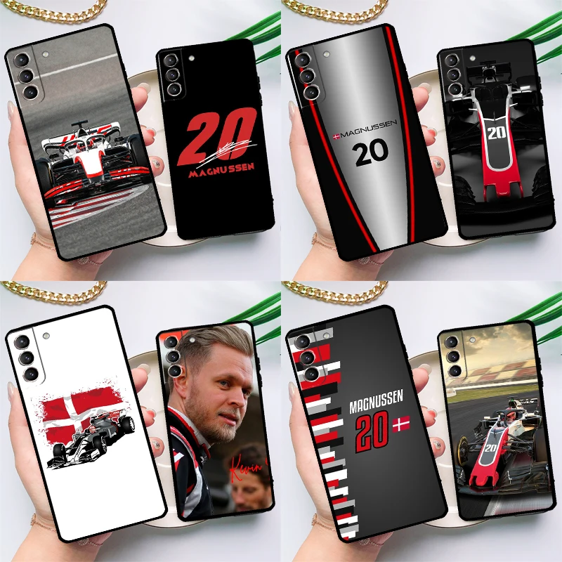 Kevin Magnussen F1 Case For Samsung Galaxy S23 S21 S22 Ultra Plus Note 10 20 S8 S9 S10 Plus S20 FE Cover Case