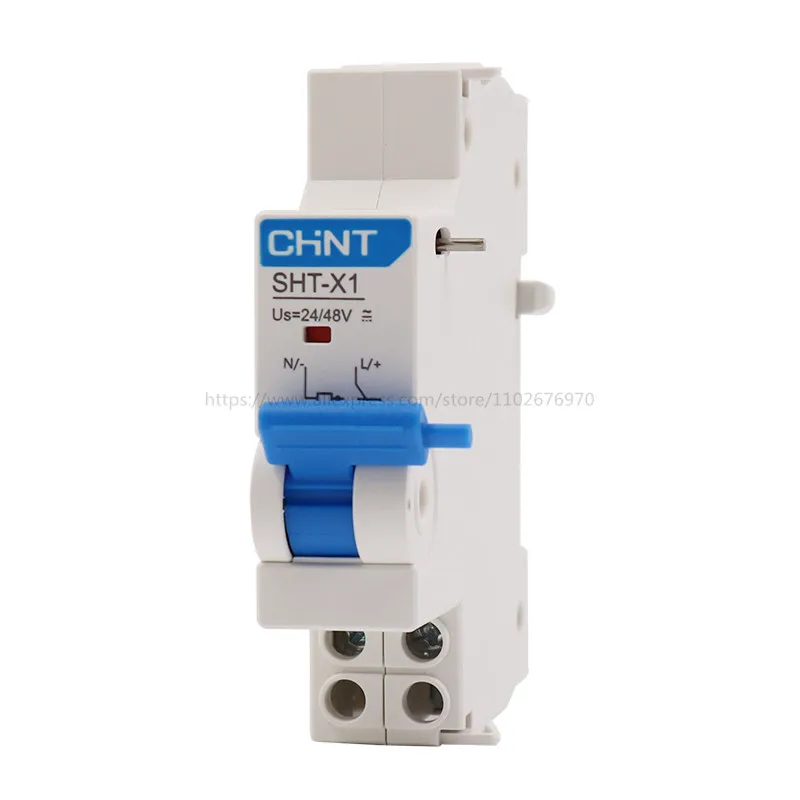 NEW Shunt Release SHT-X1 AC230V/400V AC/DC 24/48V Accessory for CHINT Circuit Breaker NXB-63 series NXB-40 series