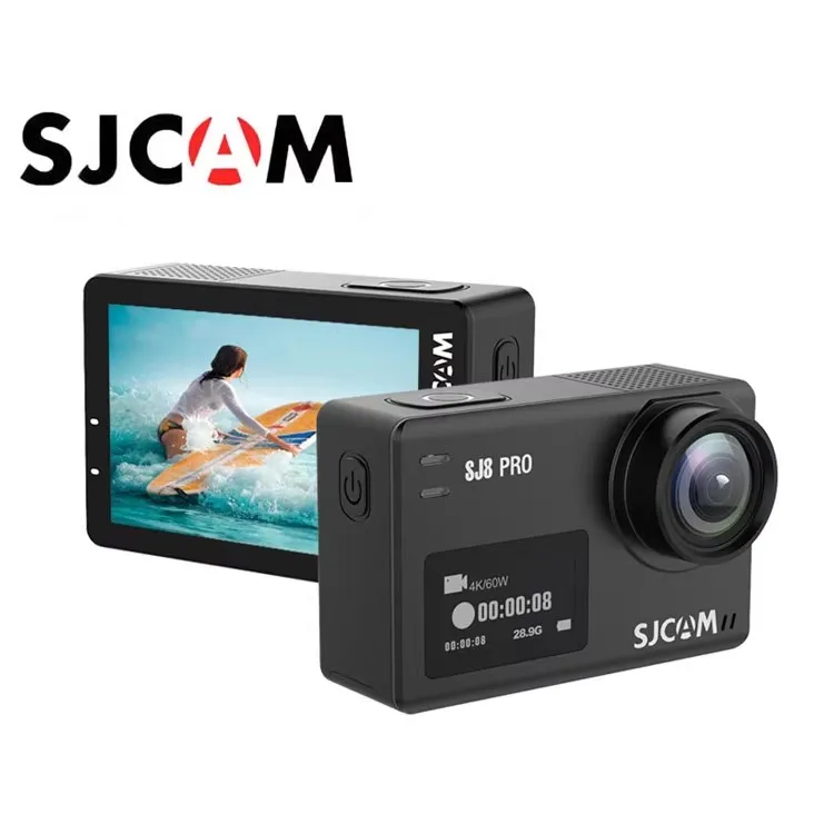 SJCAM Sj8pro 4k60fps Touch Screen 170 Degree Wide Angle 131ft Underwater Diving Vlogging Mini 4k Action Sports Cameras