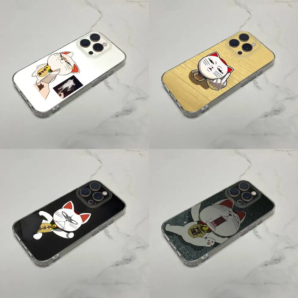 

Cat D-Dandadan Turbo Granny Phone Case For iPhone 17,16,15,14,13,12,11 Plus,Pro,Max,Plus,E,SE4,Mini Transparent Box