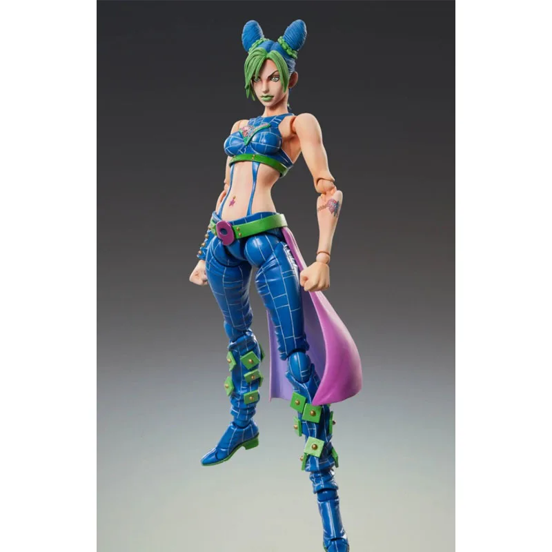 Medicos Original JoJo's Bizarre Adventure Stone Ocean Jolyne Cujoh Anime Action Figures Toys for Boys Girls Kids Gift