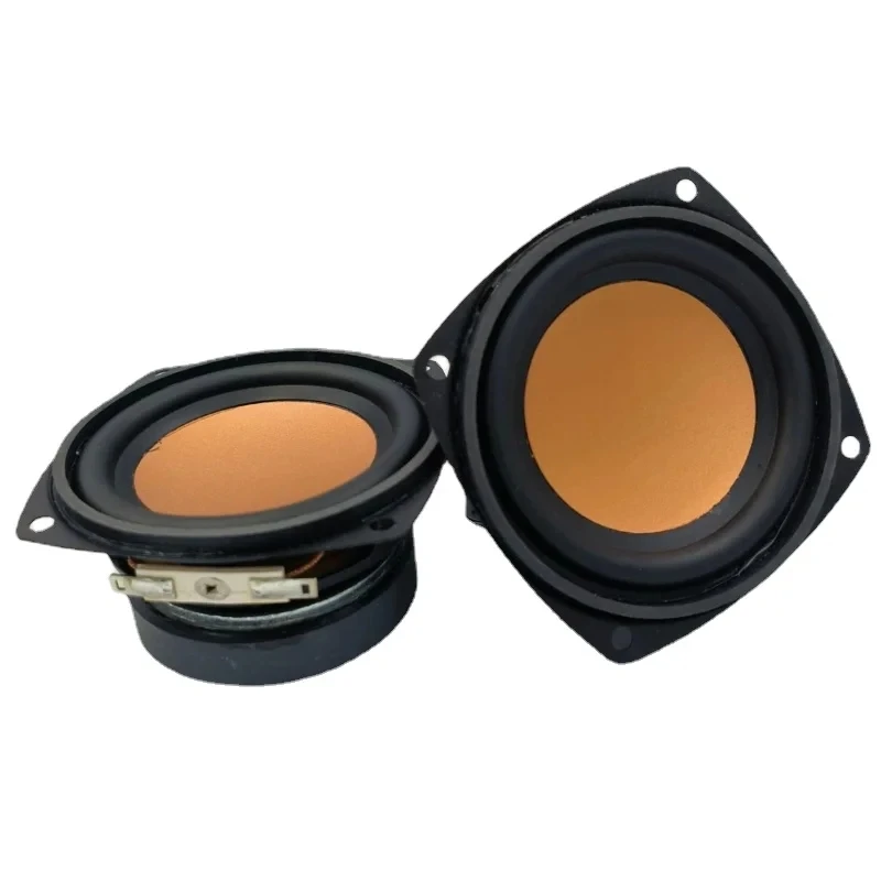 SOTAMIA 2 шт., 3-дюймовый телефон, 4 Ом, 8 Ом, 20 Вт, Полнодиапазонный звуковой динамик с резиновыми краями, динамик «сделай сам», Домашнее аудио