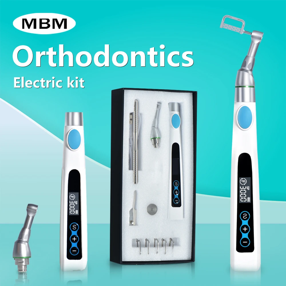 MBM Dental Electric Interproximal Enamel Reduction System with 5 Grinding Sheet Wireless Interproximal Reduction IPR Orthodontic