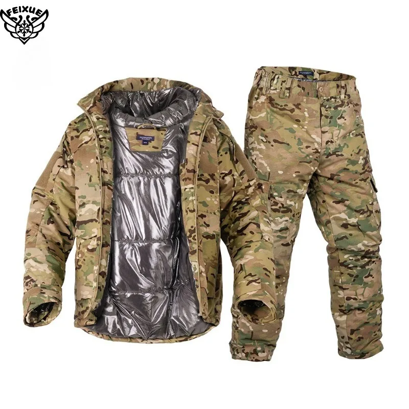 

Тактическая куртка для пешего туризма, мужские зимние куртки с подогревом, ветрозащитное теплое боевое пальто с капюшоном, охотничьи походные пальто, тактическая хлопковая куртка